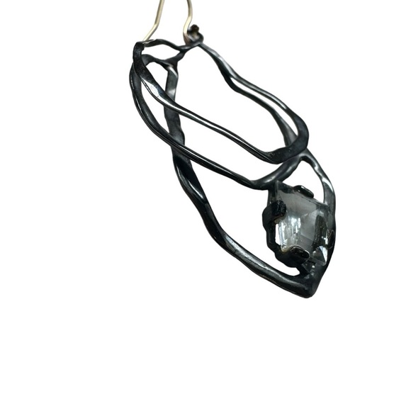 Alexis Bittar Miss Havisham Crystal Interlace Drop Earrings - Picture 10 of 16